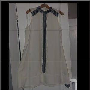 Retro white & black dress